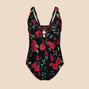 New! Adore Me Print Evangeline Contour One Piece Swimsuit Size 2X 41820